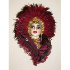 Unique Creations Limited Edition Lady Face Mask Wall Hanging Decor   253804514750